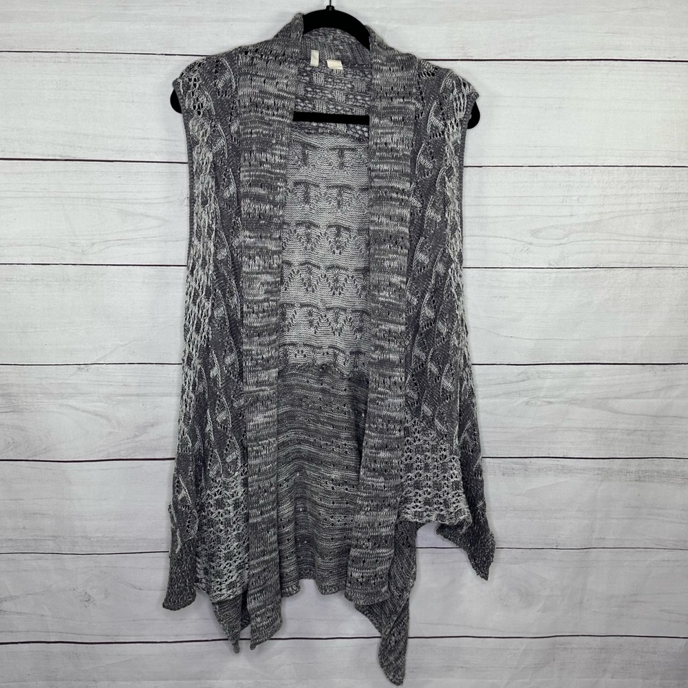Moth by Anthropologie Sleeveless Open Front Cardigan Sweater Size XS/S